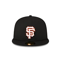 San Francisco Giants MLB Metallic Logo 59FIFTY Cerrada