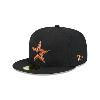 Houston Astros MLB Metallic Pop 59FIFTY Cerrada