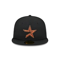 Houston Astros MLB Metallic Pop 59FIFTY Cerrada