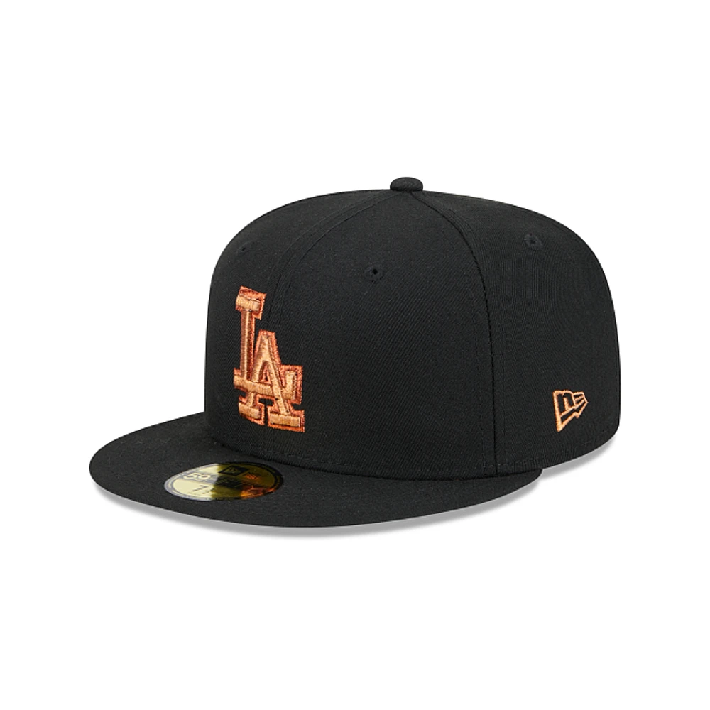 Los Angeles Dodgers MLB Metallic Pop 59FIFTY Cerrada