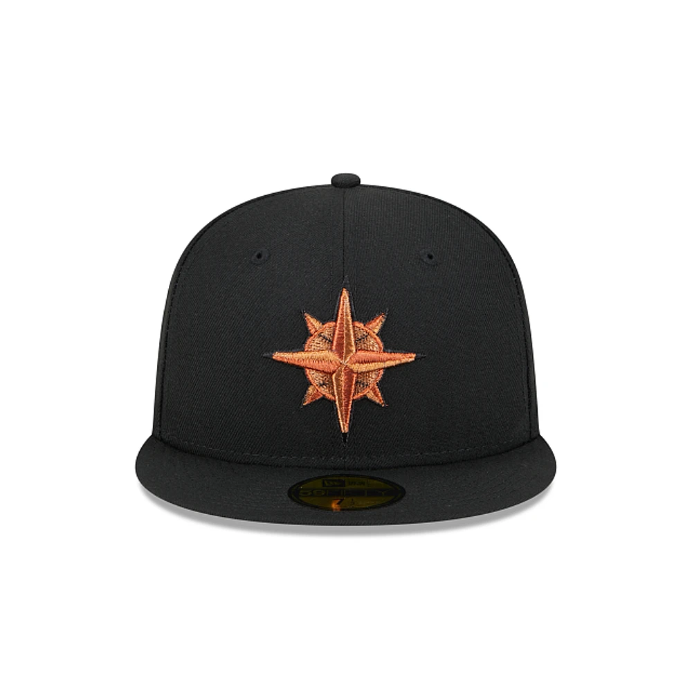 Seattle Mariners MLB Metallic Pop 59FIFTY Cerrada