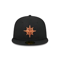 Seattle Mariners MLB Metallic Pop 59FIFTY Cerrada