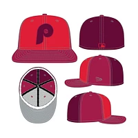 Philadelphia Phillies MLB Tri-Tone Team 59FIFTY Cerrada