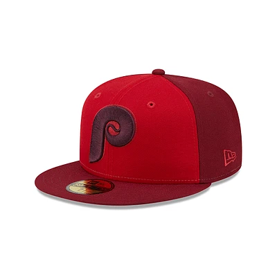 Philadelphia Phillies MLB Tri-Tone Team 59FIFTY Cerrada