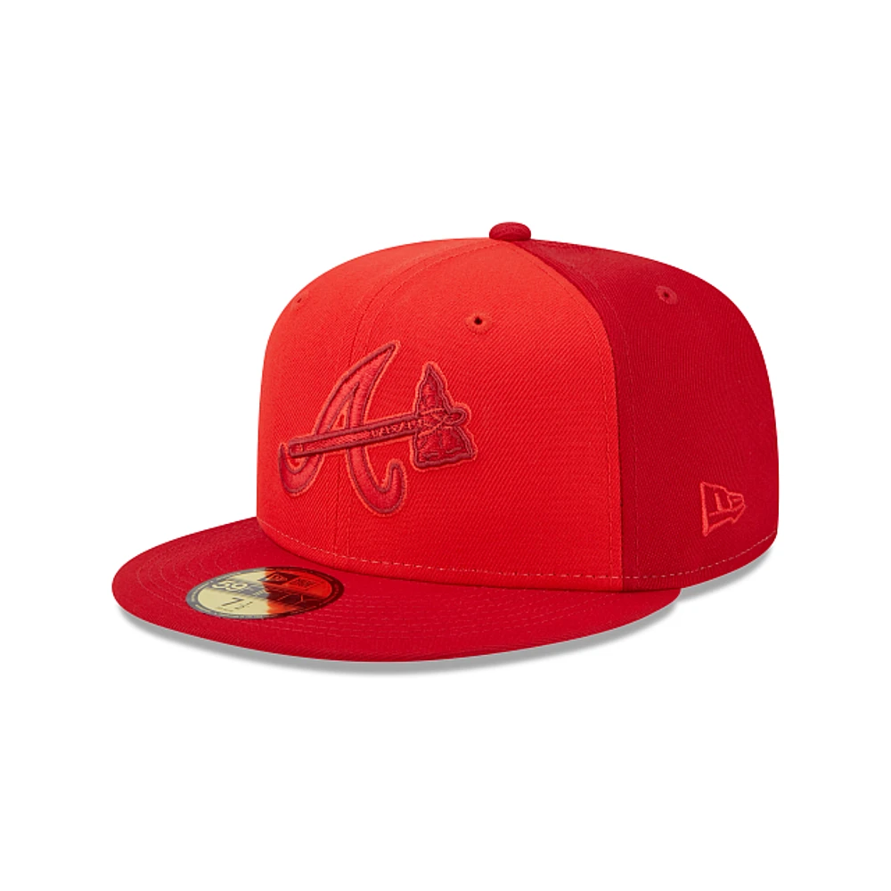 Atlanta Braves MLB Tri-Tone Team 59FIFTY Cerrada