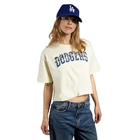 Playera Manga Corta Los Angeles Dodgers MLB Botanical para Mujer