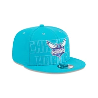 Charlotte Hornets NBA Authentics Draft 2023 Collection 9FIFTY Snapback