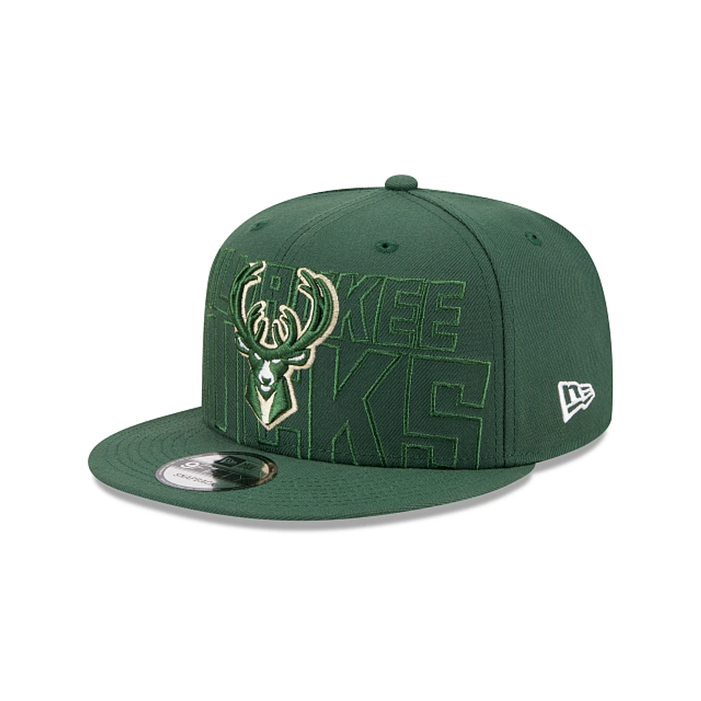 Milwaukee Bucks NBA Authentics Draft 2023 Collection 9FIFTY Snapback