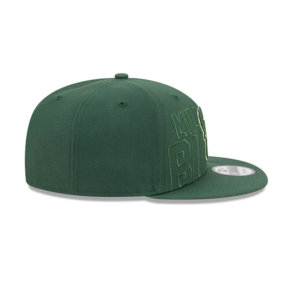 Milwaukee Bucks NBA Authentics Draft 2023 Collection 9FIFTY Snapback