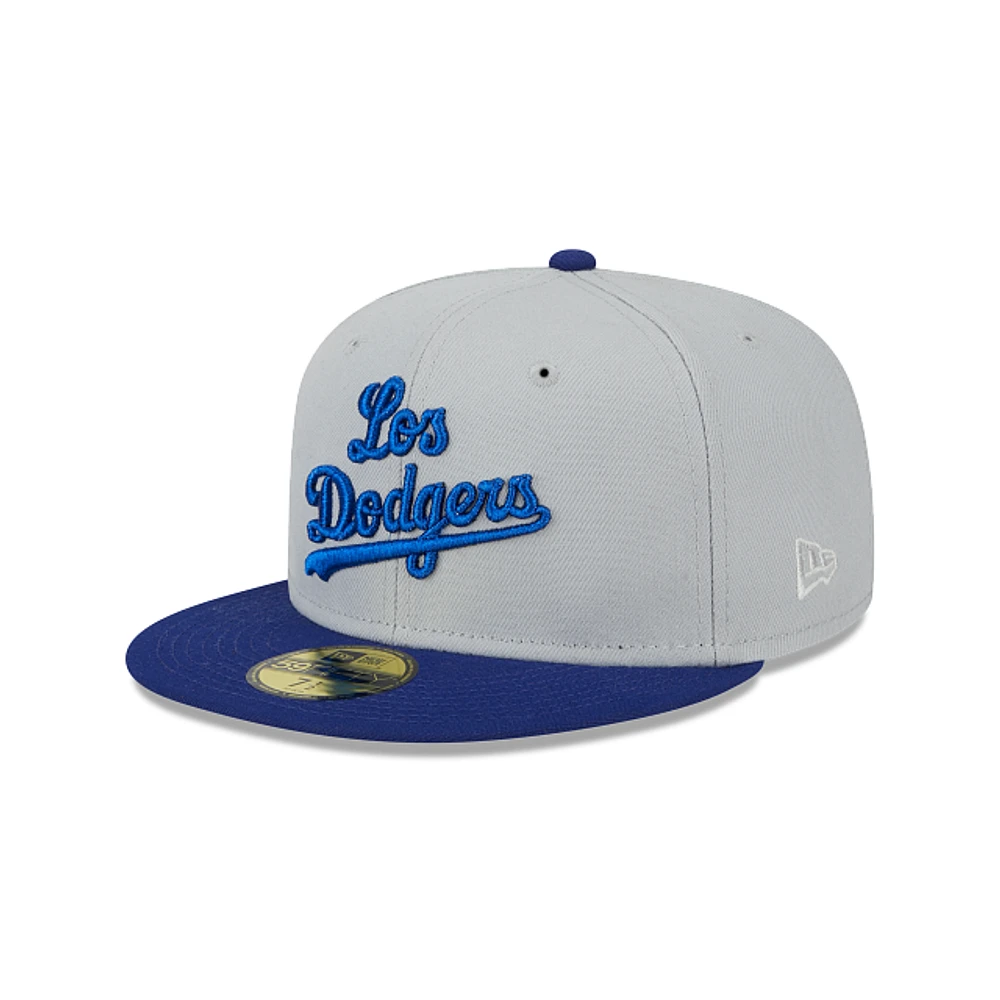 Los Angeles Dodgers MLB Metallic City 59FIFTY Cerrada