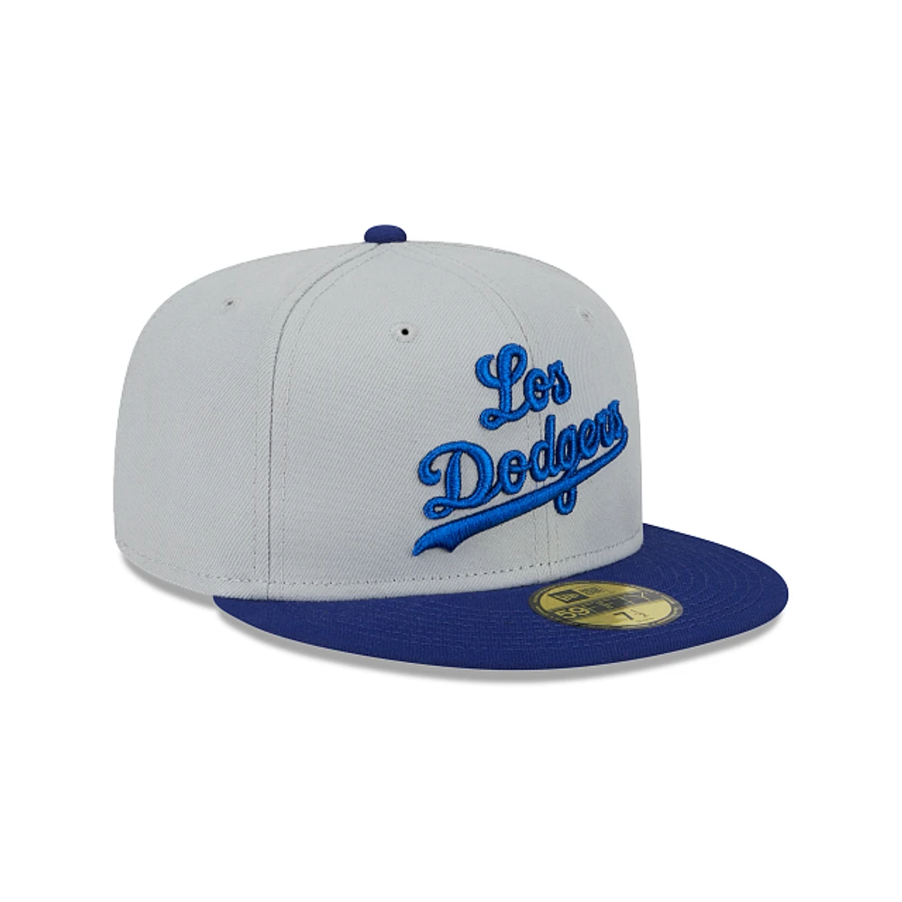 Los Angeles Dodgers MLB Metallic City 59FIFTY Cerrada