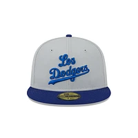 Los Angeles Dodgers MLB Metallic City 59FIFTY Cerrada