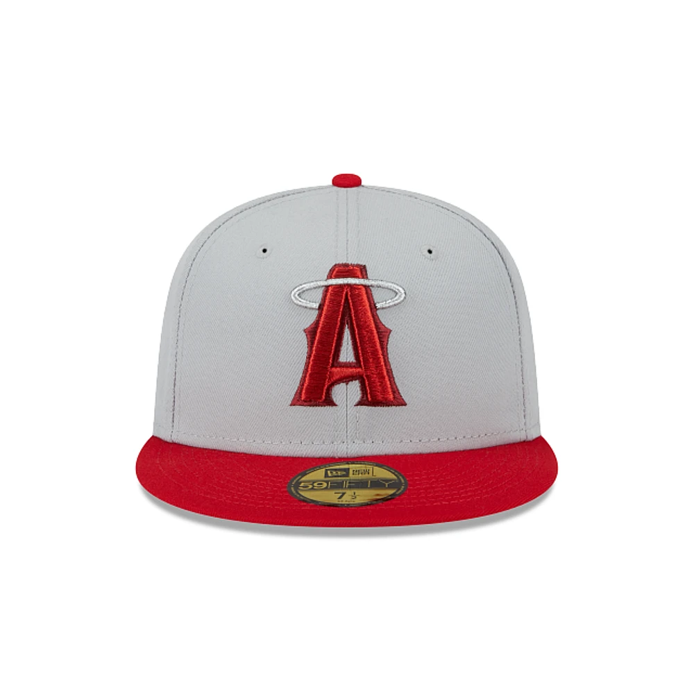 Los Angeles Angels MLB Metallic City 59FIFTY Cerrada