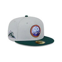 Colorado Rockies MLB Metallic City 59FIFTY Cerrada