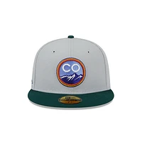 Colorado Rockies MLB Metallic City 59FIFTY Cerrada