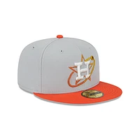 Houston Astros MLB Metallic City 59FIFTY Cerrada