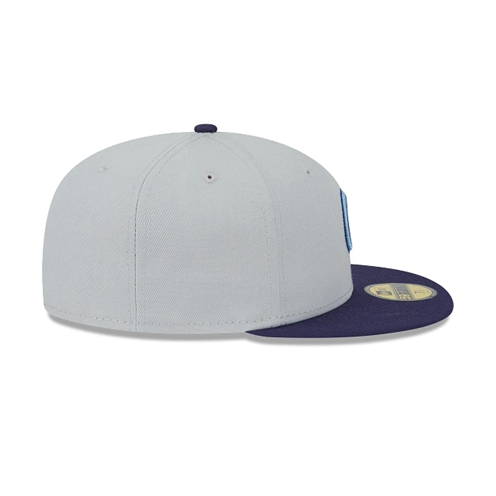 Chicago Cubs MLB Metallic City 59FIFTY Cerrada