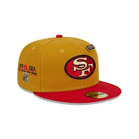 San Francisco 49Ers NFL Bronze 59FIFTY Cerrada