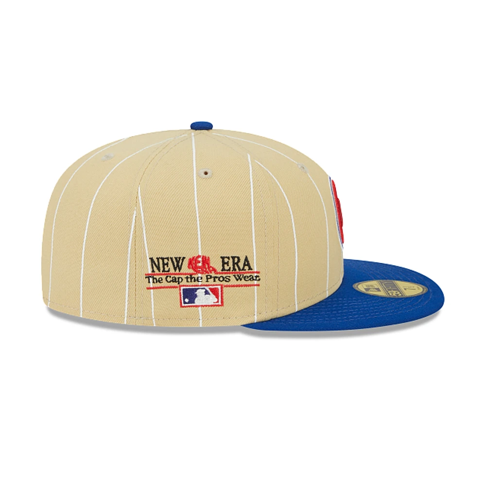 Chicago Cubs MLB Pinstripe 59FIFTY Cerrada