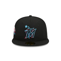 Miami Marlins MLB All-Star Game Workout Collection 59FIFTY Cerrada