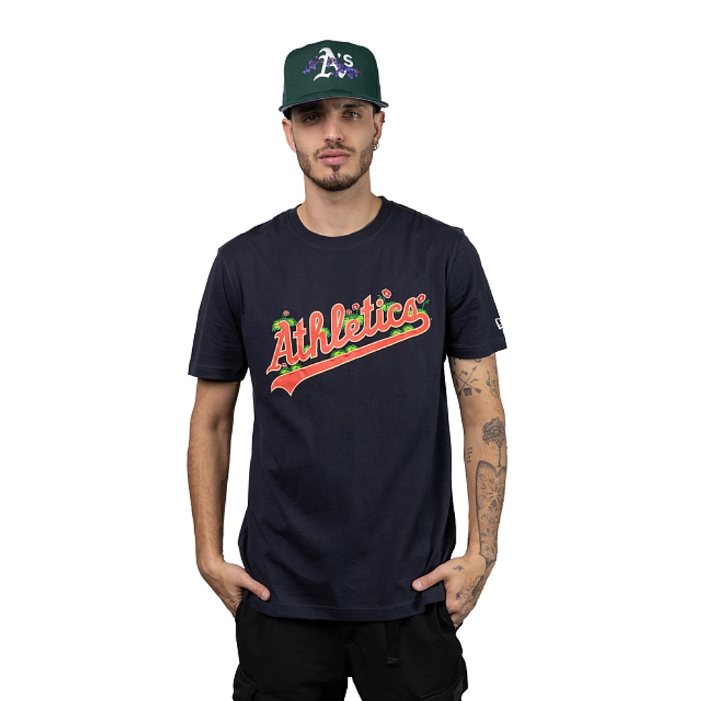 Playera Manga Corta Oakland Athletics MLB Sprouted