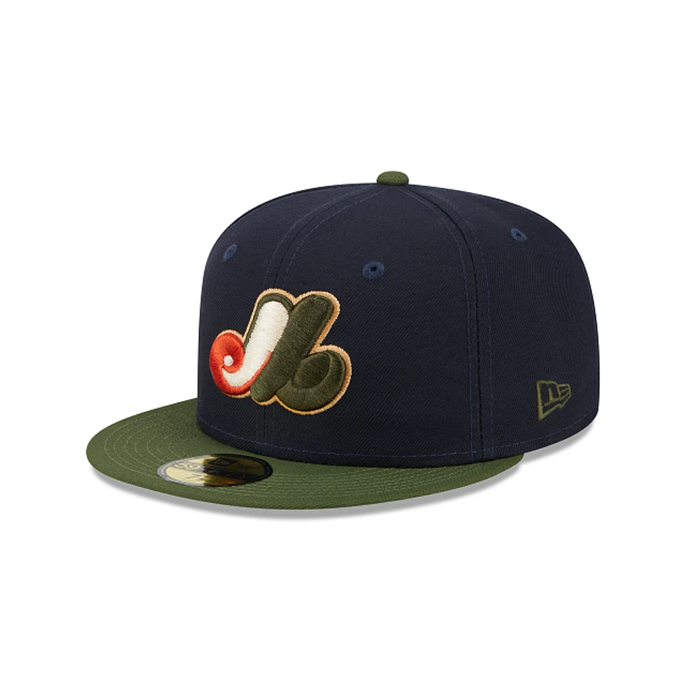Montreal Expos MLB Sprouted 59FIFTY Cerrada