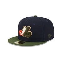 Montreal Expos MLB Sprouted 59FIFTY Cerrada