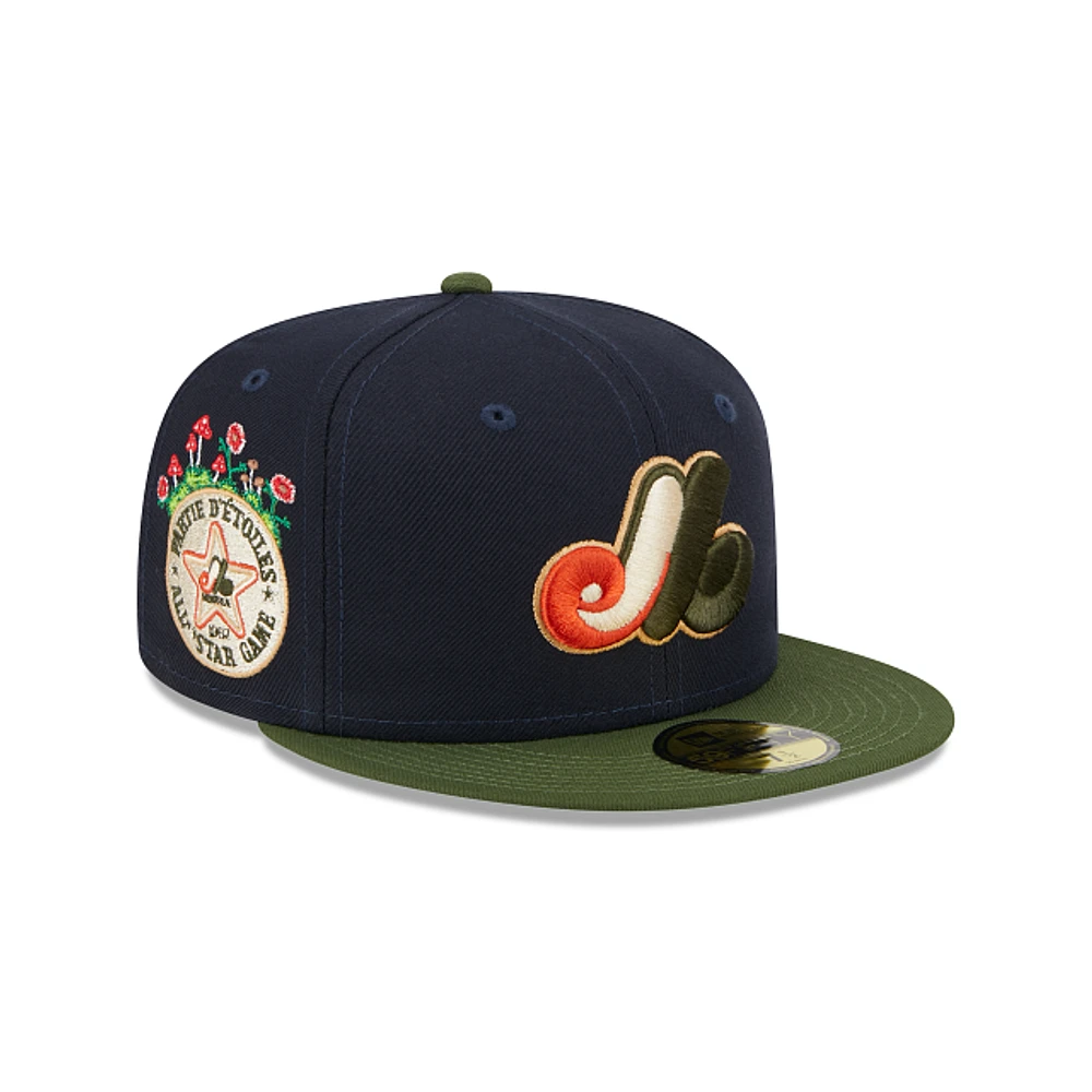 Montreal Expos MLB Sprouted 59FIFTY Cerrada