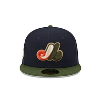 Montreal Expos MLB Sprouted 59FIFTY Cerrada