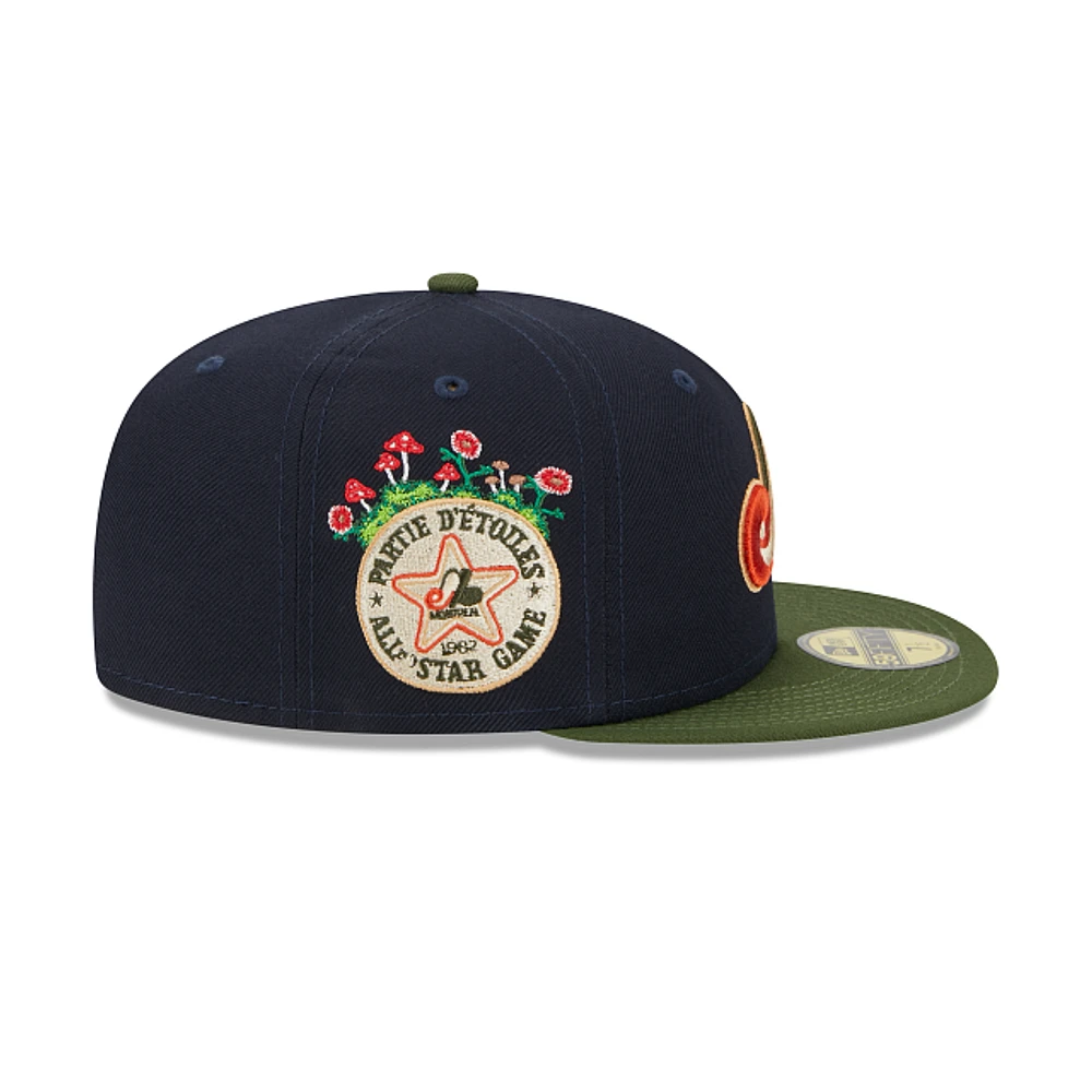 Montreal Expos MLB Sprouted 59FIFTY Cerrada