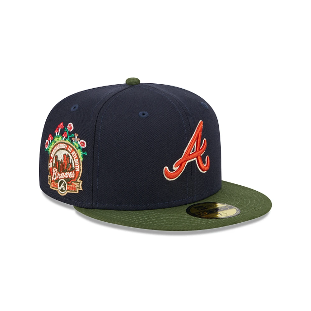 Atlanta Braves MLB Sprouted 59FIFTY Cerrada