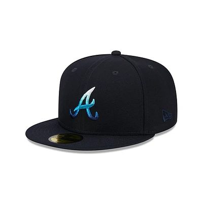 Atlanta Braves Gradient 59FIFTY Cerrada