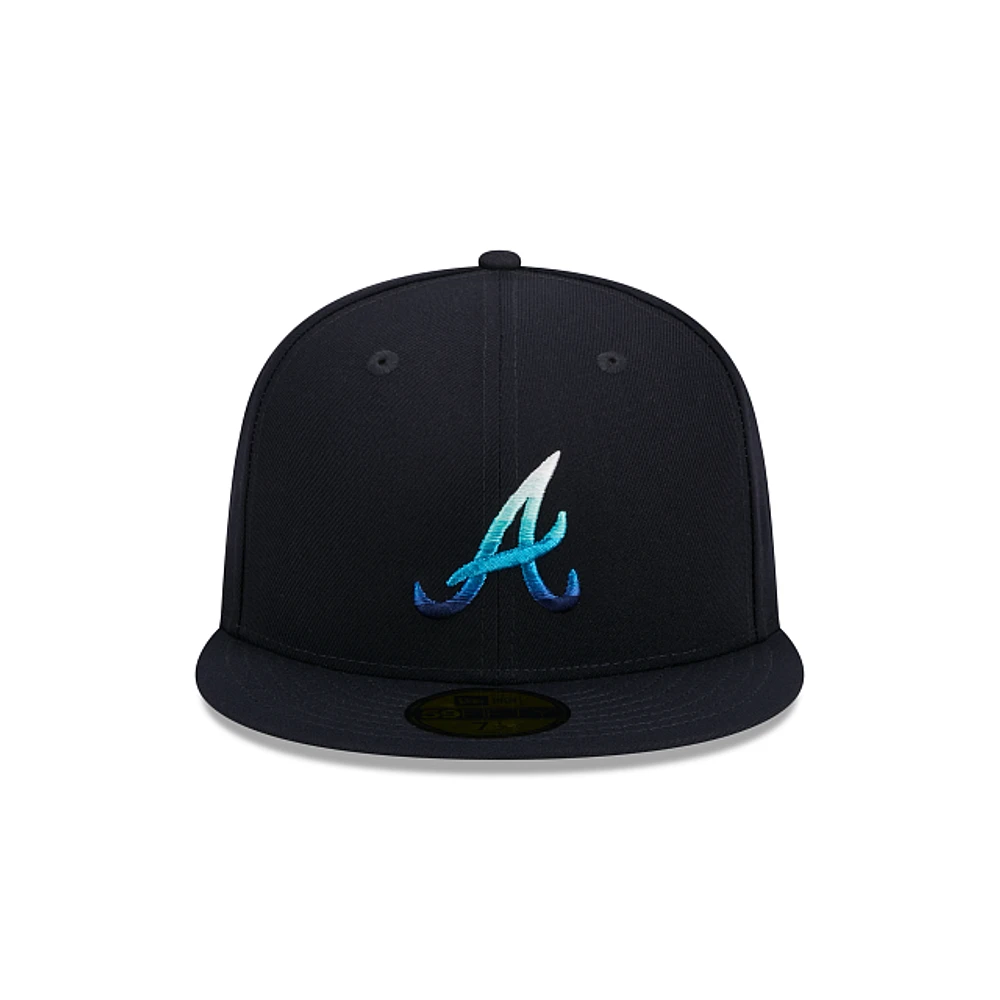 Atlanta Braves Gradient 59FIFTY Cerrada