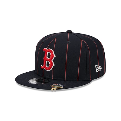 Boston Red Sox MLB Pinstripe Visor Clip  9FIFTY Snapback