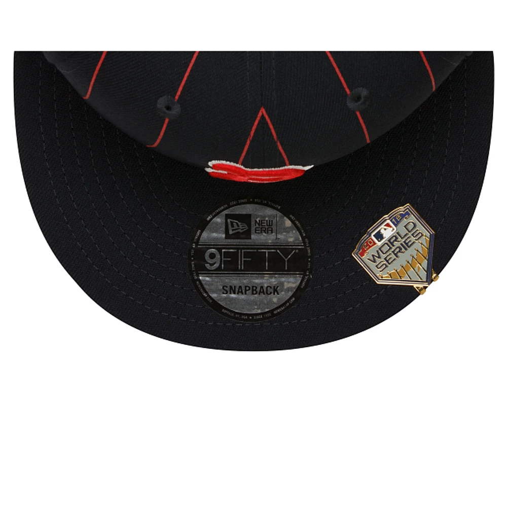 Boston Red Sox MLB Pinstripe Visor Clip  9FIFTY Snapback