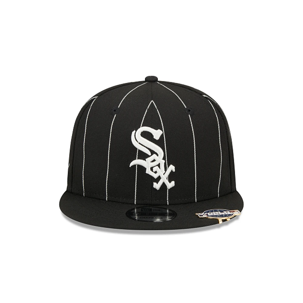 Chicago White Sox MLB Pinstripe Visor Clip  9FIFTY Snapback