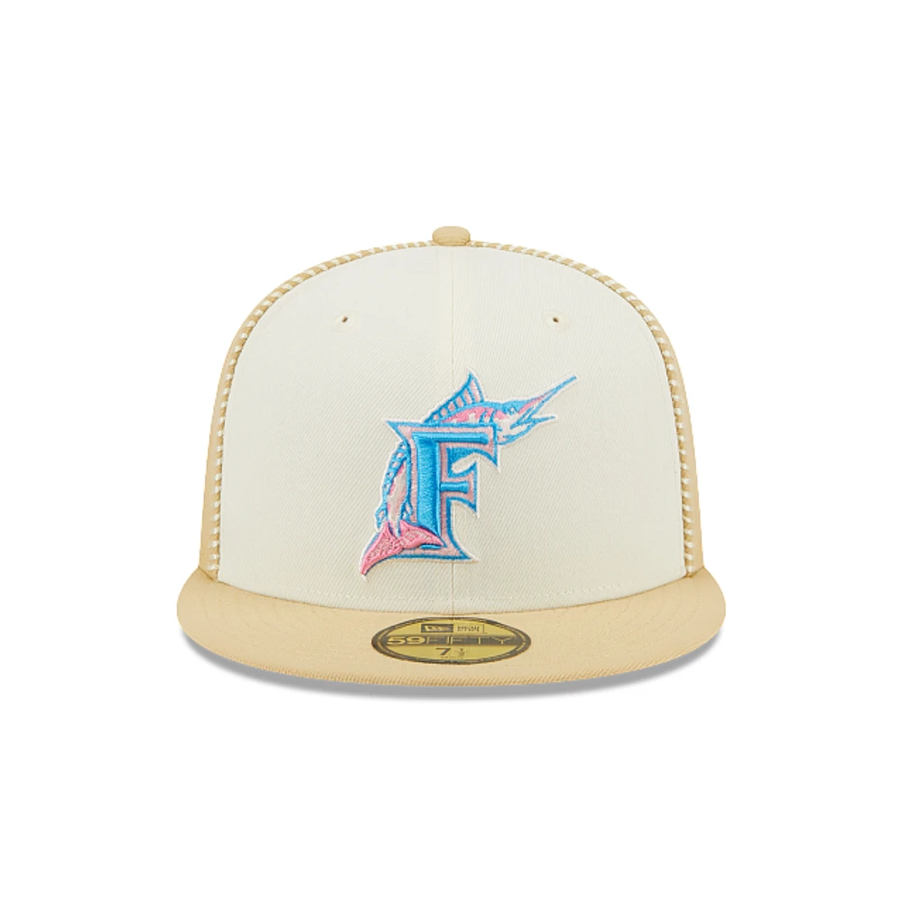 Miami Marlins MLB Seam Stitch 59FIFTY Cerrada