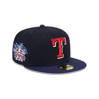 Texas Rangers MLB Americana 59FIFTY Cerrada