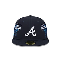 Atlanta Braves MLB Tonal Wave 59FIFTY Cerrada