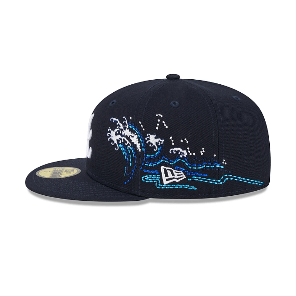 Atlanta Braves MLB Tonal Wave 59FIFTY Cerrada