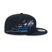 Atlanta Braves MLB Tonal Wave 59FIFTY Cerrada