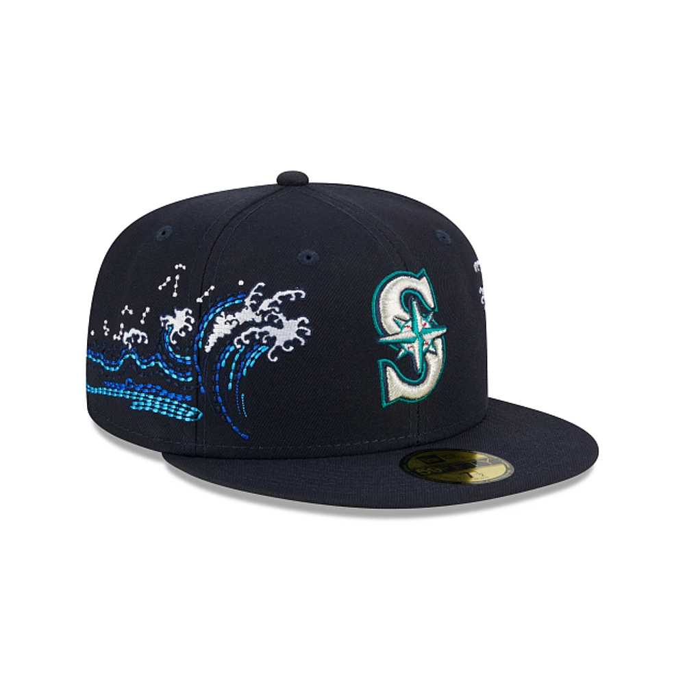 Seattle Mariners MLB Tonal Wave 59FIFTY Cerrada