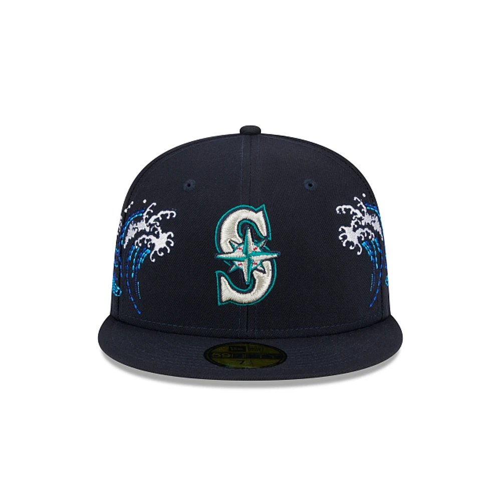 Seattle Mariners MLB Tonal Wave 59FIFTY Cerrada