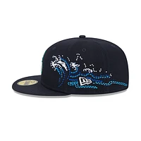 Seattle Mariners MLB Tonal Wave 59FIFTY Cerrada