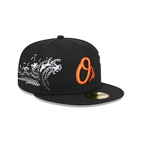 Baltimore Orioles MLB Tonal Wave 59FIFTY Cerrada