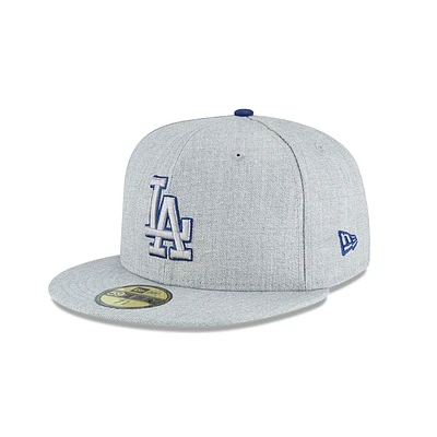 Los Angeles Dodgers MLB Heather League Collection 59FIFTY Cerrada