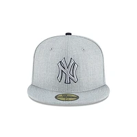 New York Yankees MLB Heather League Collection 59FIFTY Cerrada