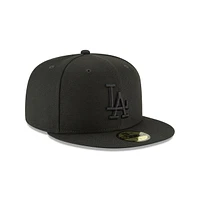 Los Angeles Dodgers Black On 59FIFTY Cerrada