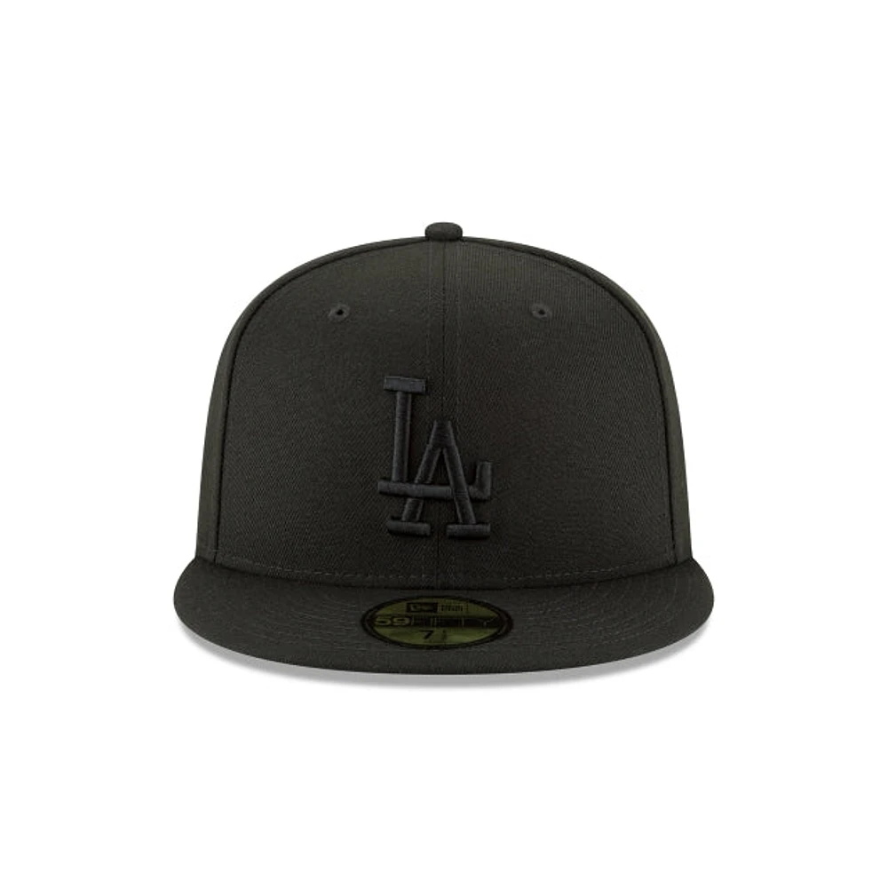 Los Angeles Dodgers Black On 59FIFTY Cerrada