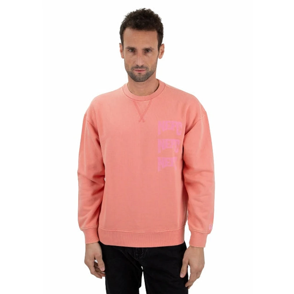 Sudadera New Era N.E.F.C 1920 Washed Rosa